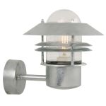 Nordlux Blokhus Luce Da Parete Acciaio e Vetro Grigio | IP54 - Adatto per E27