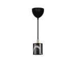 Nordlux Siv Luce Pendente Marmo e Metallo Nero | 65mm - Adatto per E27