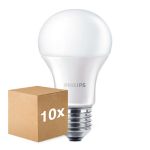Multipack 10x Philips Corepro LED Bulbo E27 Pera Ghiaccio 13W 1521lm - 840 Bianco Freddo | Sostitutiva 100W