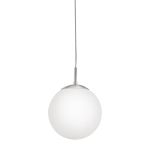 Eglo Luce Pendente Rondo Acciaio Nichel Satinato | Adatto per E27