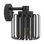 Eglo Luce Da Parete Selinus Acciaio Nero | IP65 - Adatto per 1x E27