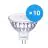 Multipack 10x Philips Corepro LED Faretti GU5.3 MR16 7W 660lm 36D - 840 Bianco Freddo | Sostitutiva 50W