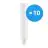 Confezione Multipack 10x Osram Dulux-D LED 9W - 830 Luce Calda -  | 2-Pin - Sostitutiva 26W