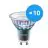 Multipack 10x Philips MASTER LED Spot ExpertColor GU10 PAR16 5.5W 375lm 25D - 930 Luce Calda | Miglior resa cromatica - Dimmerabile - Sostitutiva 50W