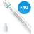 Multipack 10x Philips Tubo LED T8 MASTER Value (EM/Mains) Ultra Output 23W 3700lm - 865 Luce del Giorno | 150cm - Sostitutiva 58W