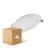 Confezione Multipack 4x Ledvance Downlight LED Slim Il Giro DN155 12W 1020lm 120D - 840 Bianco Freddo | 169mm 