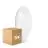 Multipack 5x Ledvance Surface Circolare 350 Bianca 18W 1440lm - 840 Bianco Freddo | IP44 - Sostitutiva 2x18W