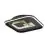 Eglo Parete e Luce da soffitto Tiriolo Acciaio Nero Oro 16.2W 2100lm - 840 Bianco Freddo | IP20 