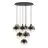 Eglo Luce Pendente Ariscani 1 Acciaio Nero | Adatto per 10x E27