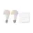 Pacco doppio Eglo LED E27 Pera Chiara Filamento 11W 1300lm - 827-865 Regolabile Bianca + RGB | Zigbee Dimmerabile - Sostitutiva 100W
