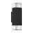 Eglo Luce Da Parete Castelnuovo Aluminium Nero | IP65 - Adatto per 1x GU10