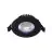 Noxion LED Inclinabile Slim Faretti Nero Il Giro 6W 550lm 60D - 927 Bianco Molto Caldo | 85mm - IP54 - Dimmerabile - Miglior Resa Cromatica