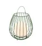 Nordlux Lampada Da Tavolo Jim To-Go Portable Batteria Metallo Verde 3W 300lm - 827 Bianco Molto Caldo | A 3 Livelli Dimmerabile 