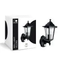 D'Lite Luce Da Parete Helora Nero | IP44 - Adatto per 1x E27 - Sensore Di Movimento